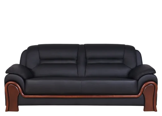 meble biurowe sofa czarna