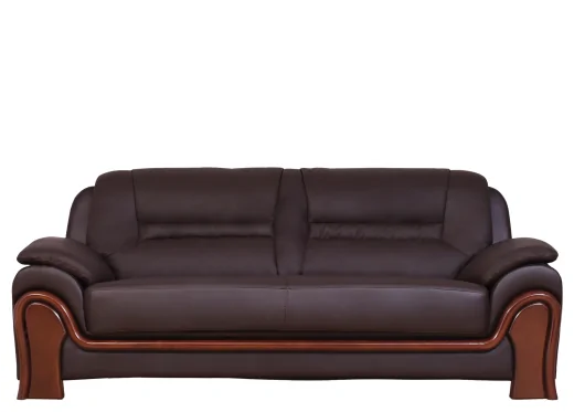 sofa skórzana brązowa