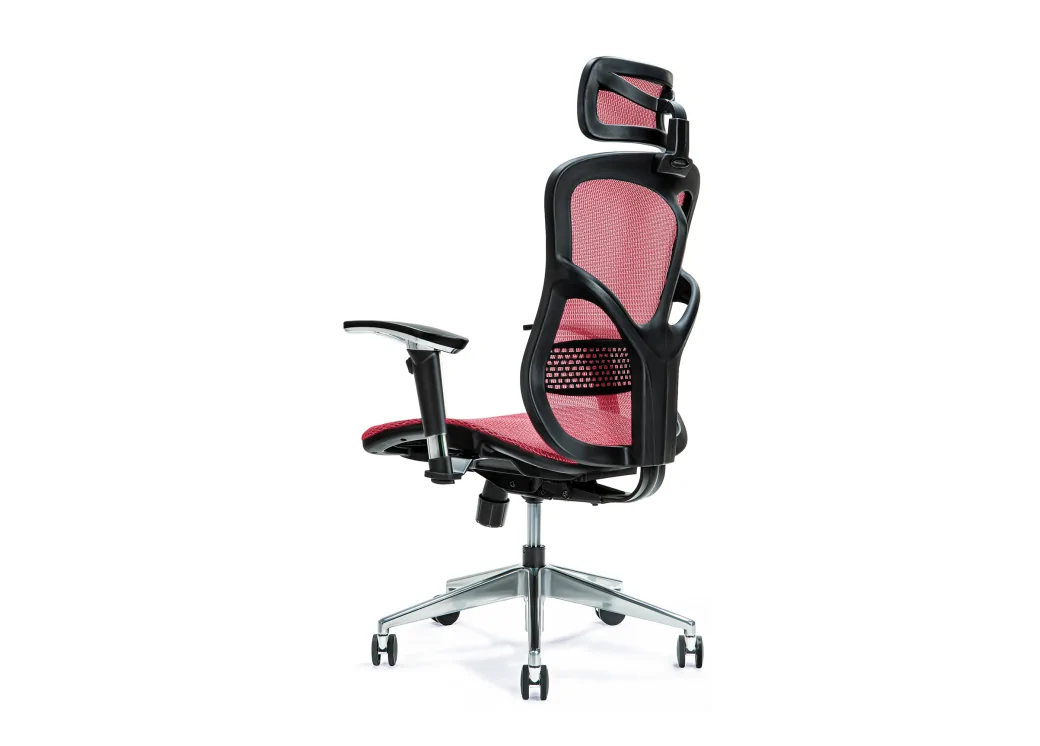 fotel ergonomiczny czerwony
