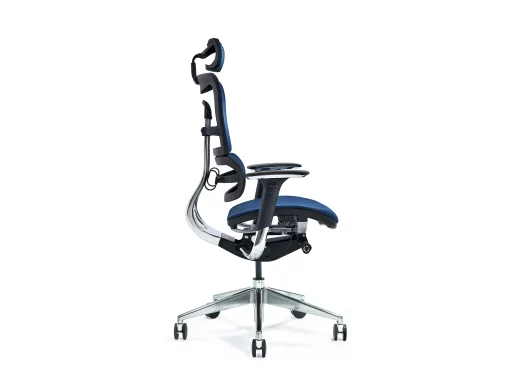 fotel ergonomiczny granatowy