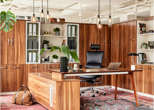 stylowe biuro vintage