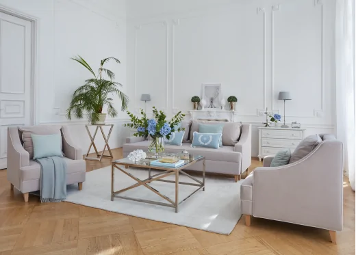sofa rozkładana beżowa