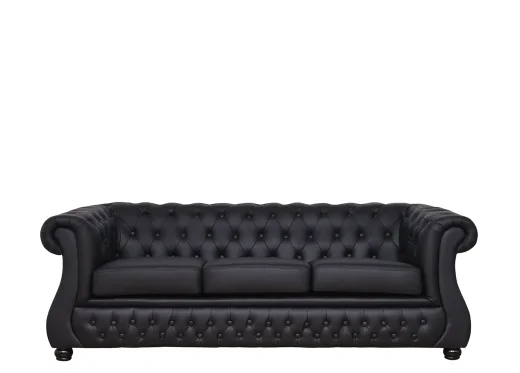 sofa chesterfield brązowa