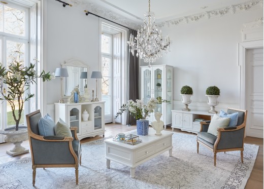 salon w stylu angielskim