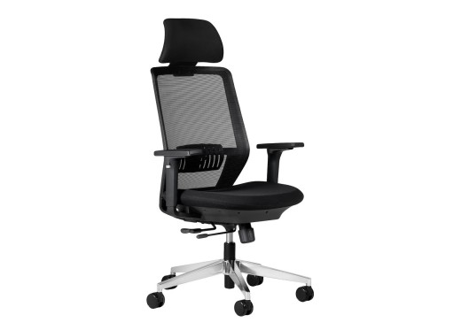 fotel biurowy ergonomiczny czarny