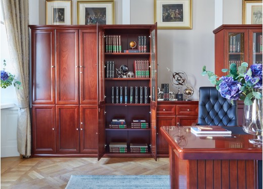 szafa gabinetowa przeszklona