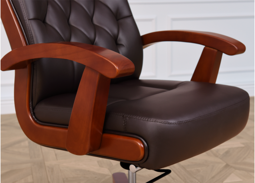 stylowy fotel gabinetowy