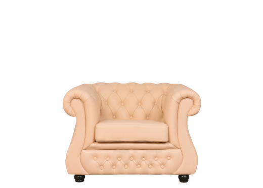 chesterfield do biura kremowy