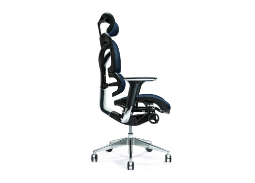 fotel ergonomiczny granatowy