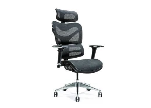 fotel biurowy ergonomiczny czarny
