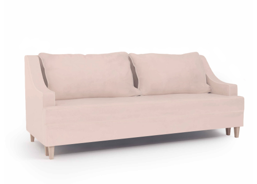 sofa brudny róż rozkładana