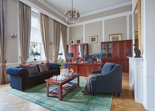 elegancki gabinet aranżacja