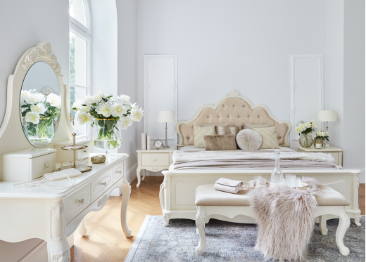 kobieca sypialnia inspiracje