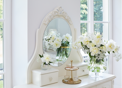 toaletka z lustrem glamour