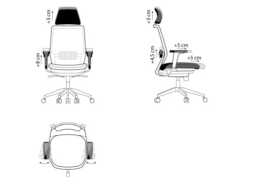 Fotel ERGO SPECTRUM czarny