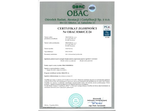Fotel ERGO SPECTRUM czarny