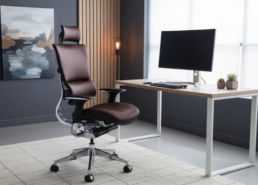 Skórzany ergonomiczny fotel...