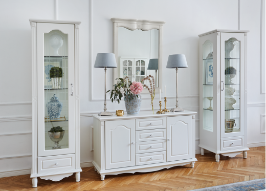 Witryna 1-drzwiowa prawostronna ELISABETH kolekcja VICTORIA