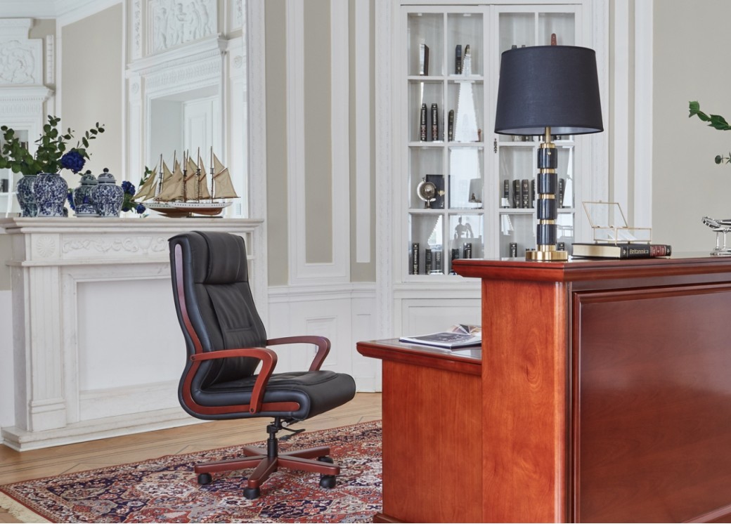 Fotel skórzany AMBASSADOR