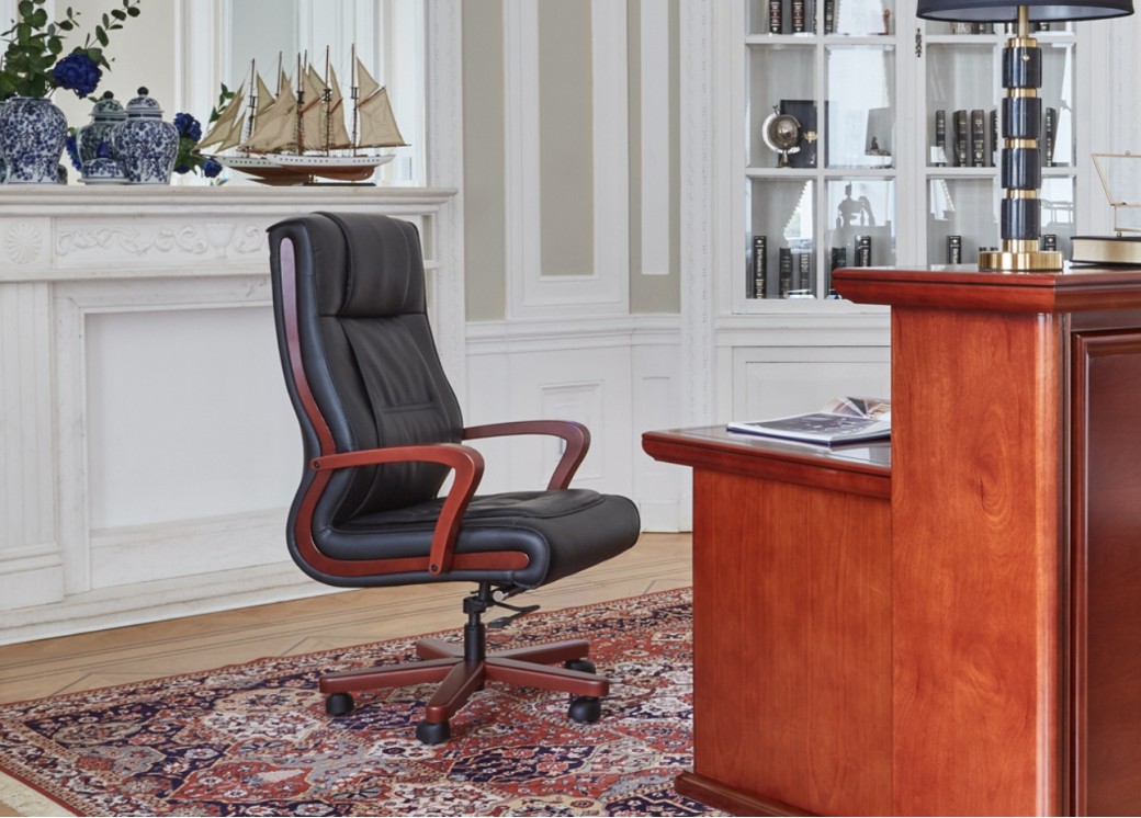 Fotel skórzany AMBASSADOR