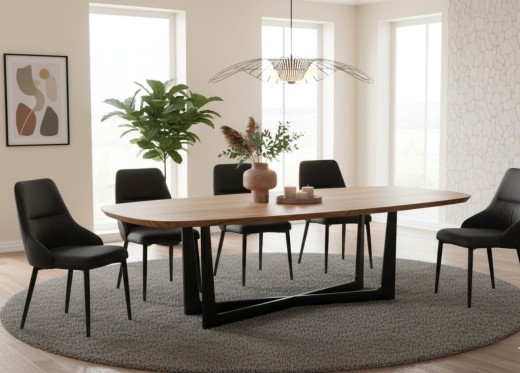 Krzesło MONOLIT czarny