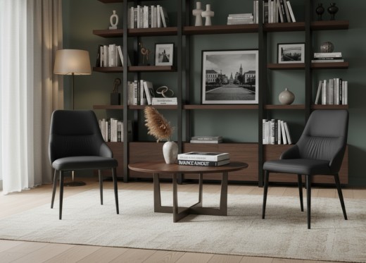 Krzesło MONOLIT czarny