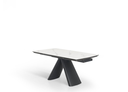 Stół rozkładany OBSIDIAN biały