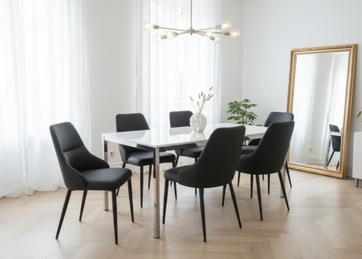 Krzesło MONOLIT czarny