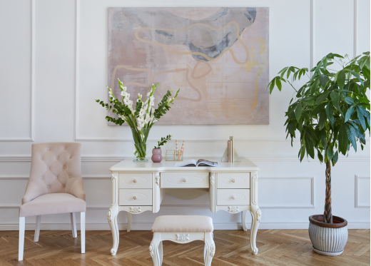 Krzesło OPERA beżowy białe